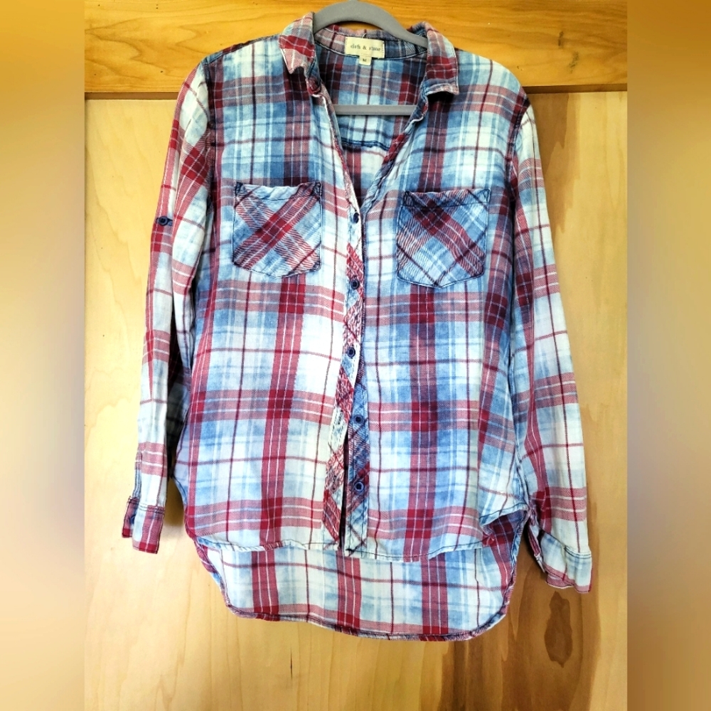 Cloth and Stone plaid shirt